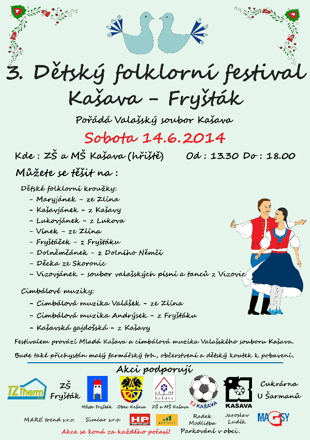 Dětský folklorní festival Kašava